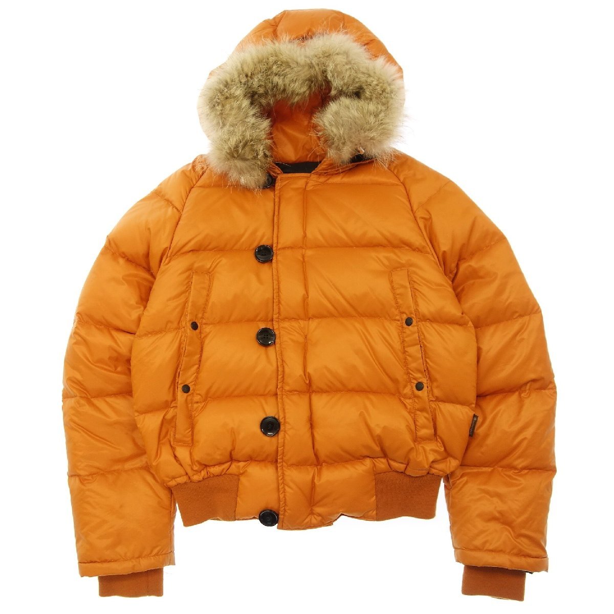  モンクレール ダウンジャケット N-3B フード ファー メンズ 0 オレンジ MONCLER AFA24(0)｜売買されたオークション情報、yahooの商品情報をアーカイブ公開 - オークファン 男性用