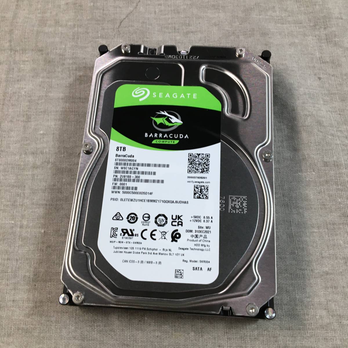 内蔵用HDD ST8000DM004 8TB