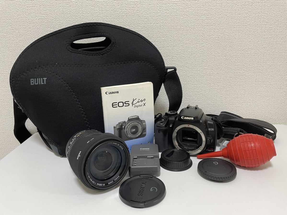デジカメ(1式セット) X Kiss EOS Digital Canon デジタル一眼レフ 