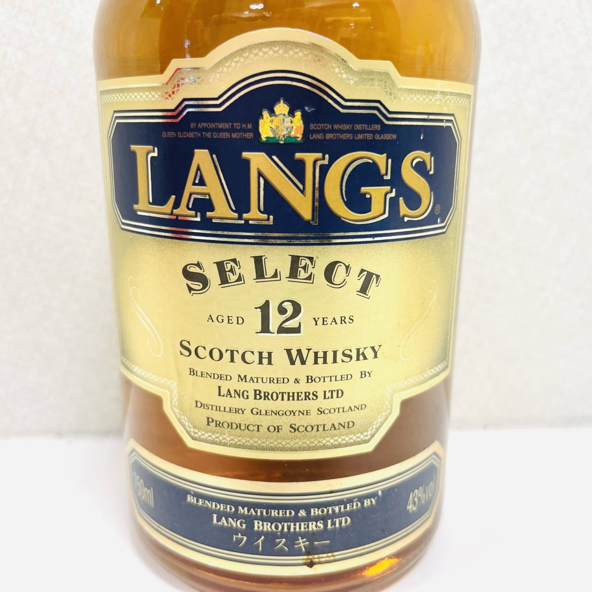未開栓！】LANGS ラングス SELECT セレクト 12年 スコッチ ウイスキー 