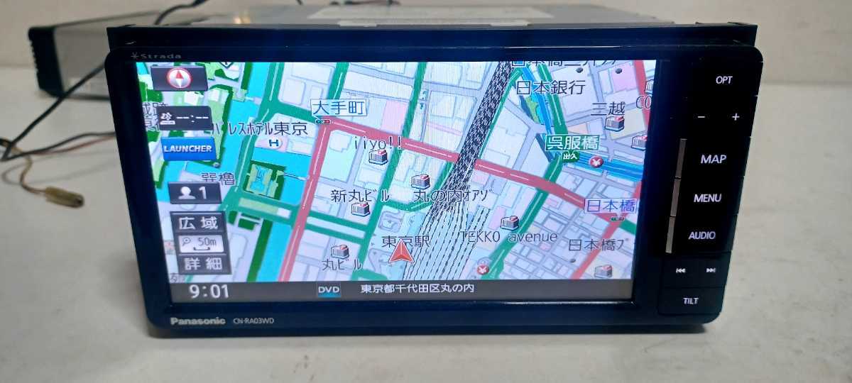CN-RA03WD Bluetooth パナソニック メモリーナビ ストラーダ 車