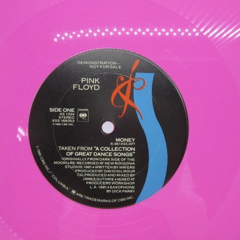 【格安，限定セール】 非売品/カラーレコード Pink Floyd ピンク フロイド Money / Another Brick In The Wall Part Ⅱ LP12インチ/Columbia AS 1334(Pink Floyd)｜売買されたオークション情報、yahooの商品情報をアーカイブ公開 - オークフ P