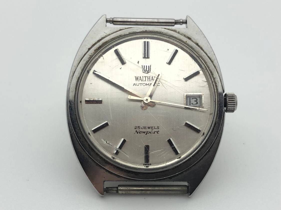 WALTHAM 自動巻き Newport ニューポート ウォルサム 25石 腕時計