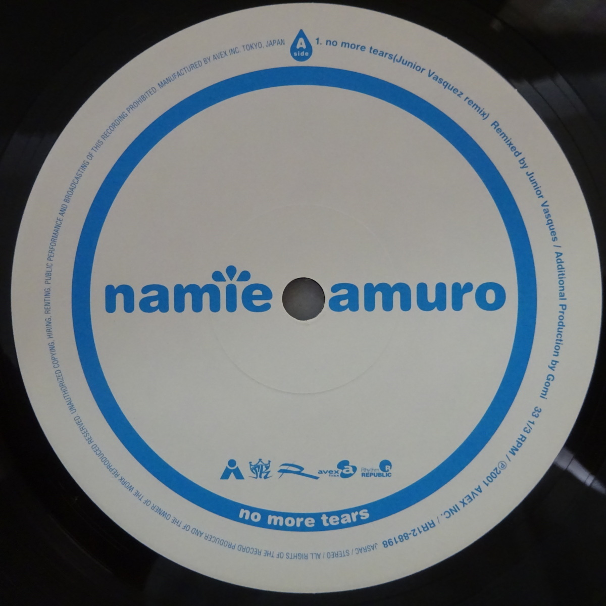 11167896;【国内盤/ほぼ美品/人気12inch】安室奈美恵 / No More Tears