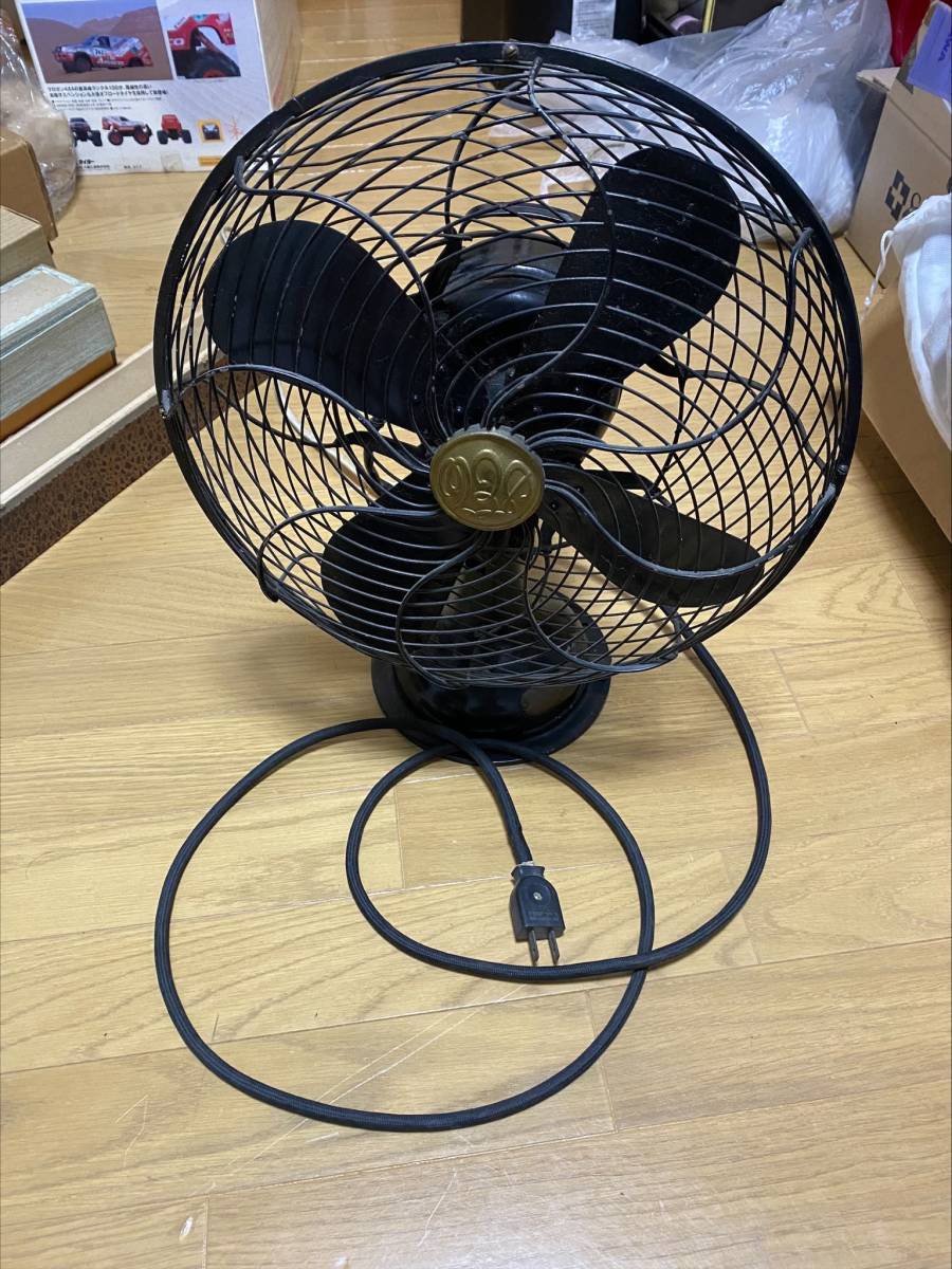 動作OK◇日立/HITACHI 扇風機 A.C.DESK FAN M-6036D 希少 当時物 昭和