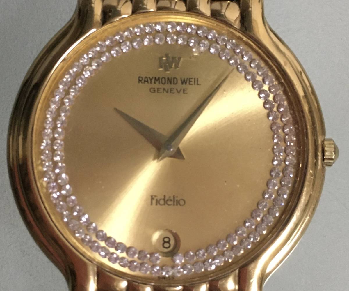 ☆不動 ジャンク品☆RAYMOND WEIL レイモンドウィル 4802 18K GOLD  