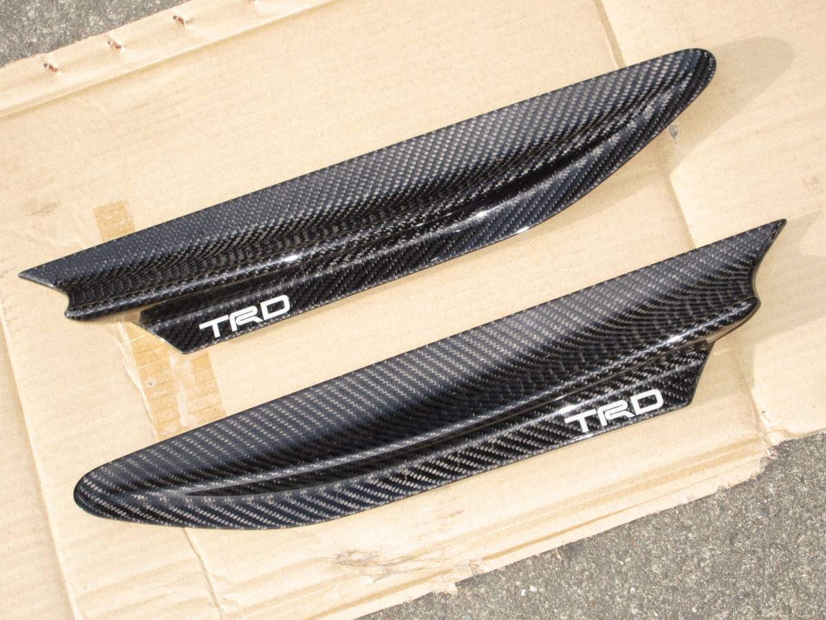 即決 美品 廃版 TRD カーボン フェンダーフィン brz zn6 86 zc6 新品