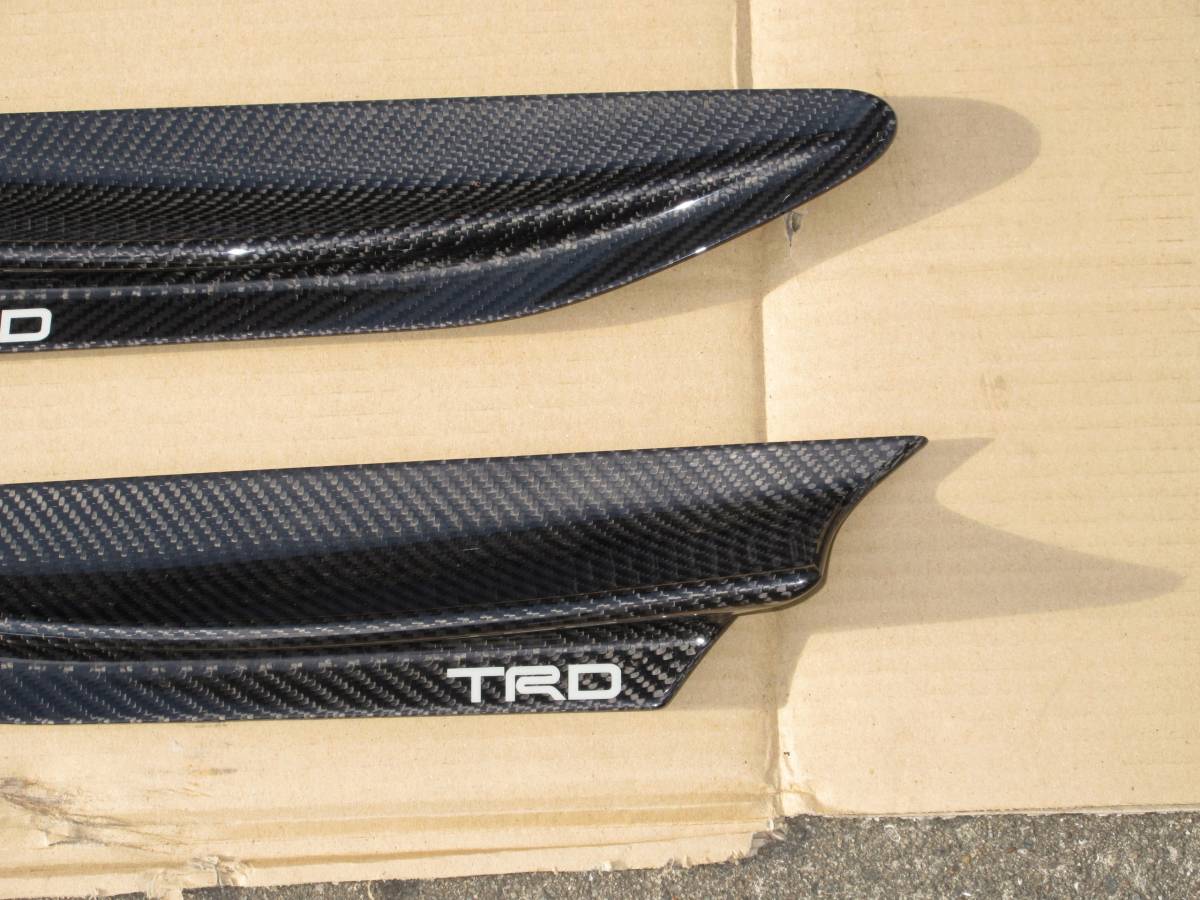 即決 美品 廃版 TRD カーボン フェンダーフィン brz zn6 86 zc6 新品