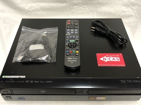 パナソニック ブルーレイレコーダー VHS一体型「DMR-BR630V」 動作品