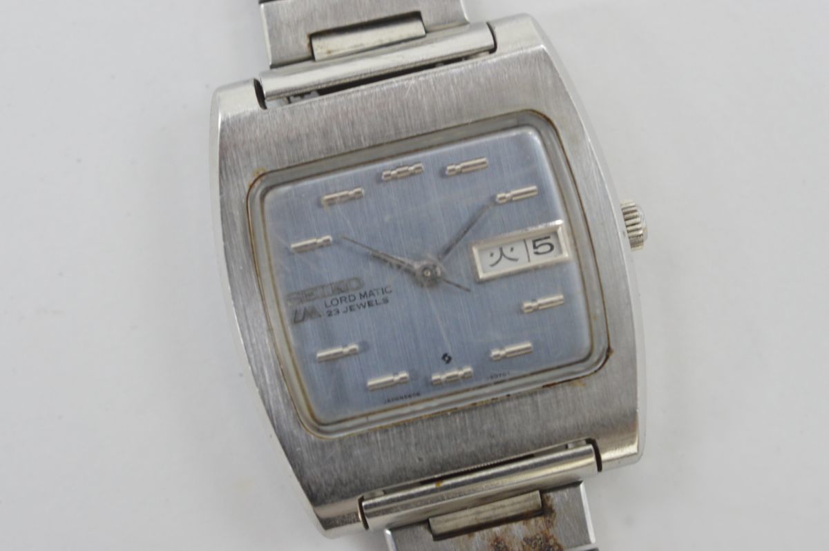 稼働品 SEIKO セイコー LM 23石 5606-5030 防水 デイデイト 手巻き 