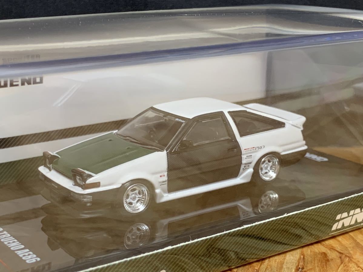 INNO モデル 1/64 トヨタ スプリンター トレノ AE86 ドリフト ドア 