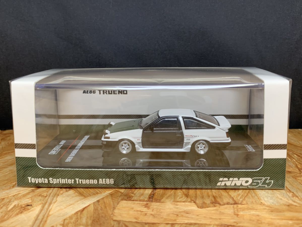 INNO モデル 1/64 トヨタ スプリンター トレノ AE86 ドリフト ドア 