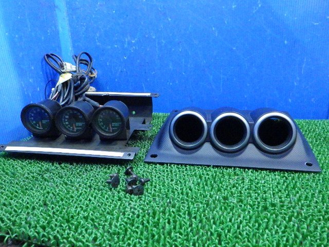 セール，HOT B MAZDA SPEED マツダスピード スポーティ3連メーター 油圧 油温 電圧計 追加メーター 取り付けパネル DY5W デミオ DY3W DY3R DY5R(追加メーター)｜売買されたオークション情報、yahooの商品情報をアー 追加メーター