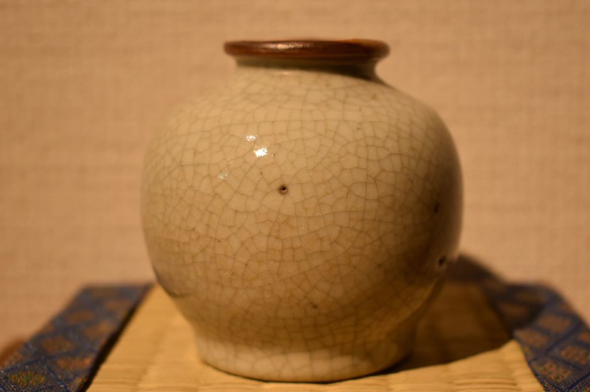 GE】Z2799【コレクター所蔵品】時代 唐物白磁小瓶 /中国古玩 朝鮮美術