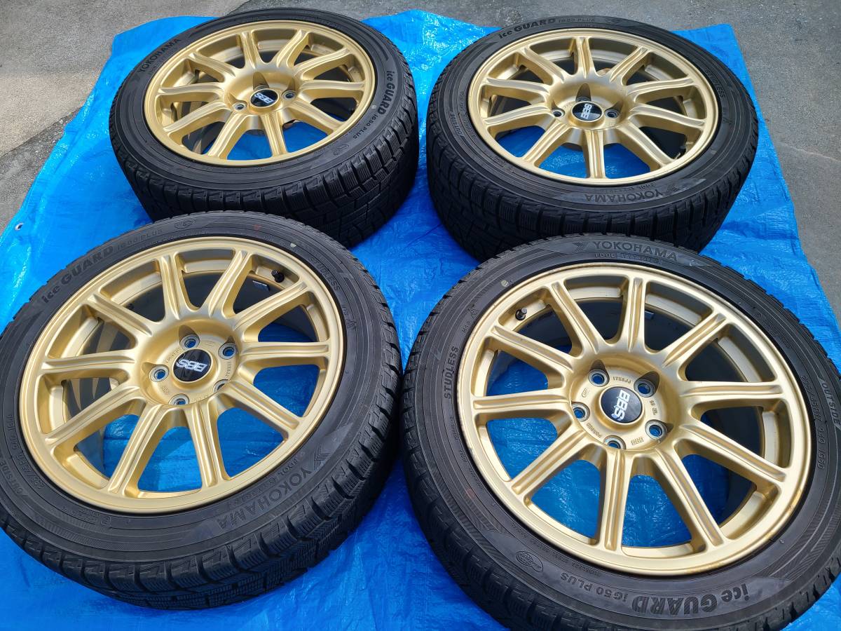P*a様 スバル インプレッサ WRX STI 純正 BBSホイール 4本 鍛造 スバル インプレッサ WRX STI 純正 BBS ホイール 4本 鍛造