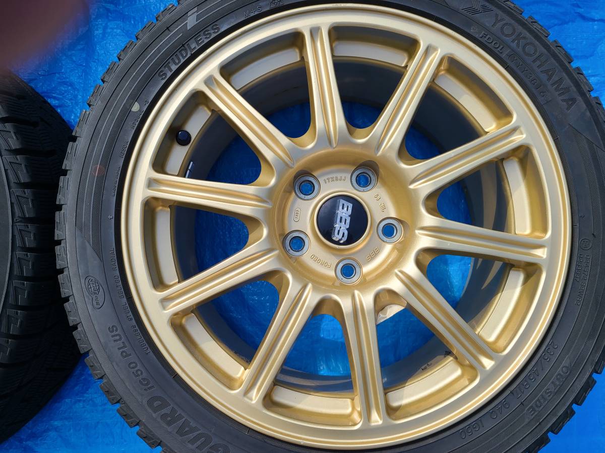 スバルインプレッサWRX-STI(GDBのE.F.G)用 スバル純正BBS製鍛造 