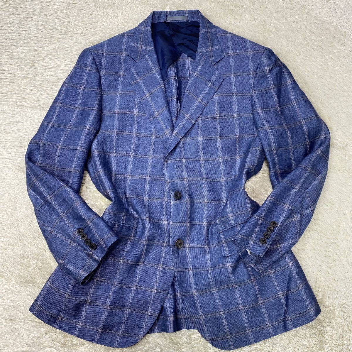 バーバリーロンドン【リネン100%】BURBERRY LONDON サマージャケット