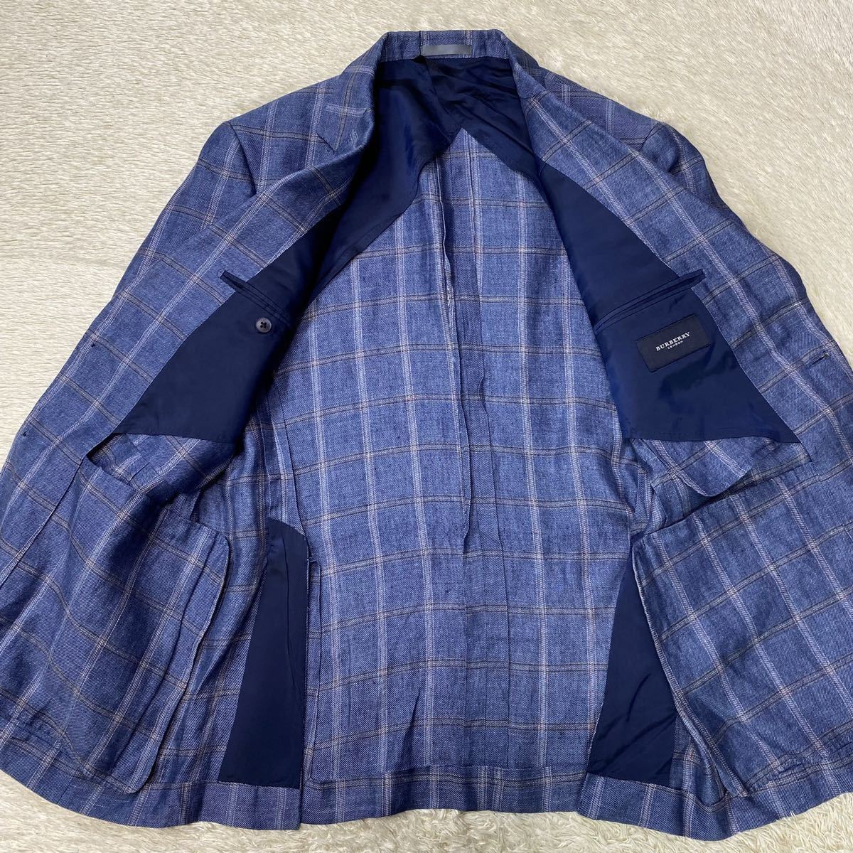 バーバリーロンドン【リネン100%】BURBERRY LONDON サマージャケット