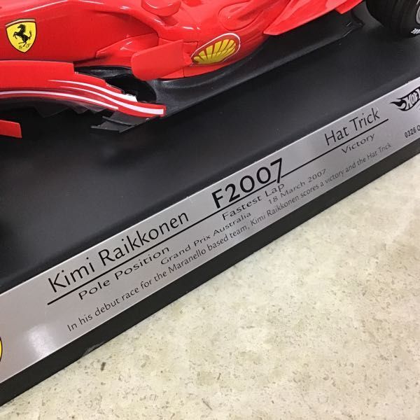 1円～ ホットウィール レーシング 1/18 フェラーリ F2007