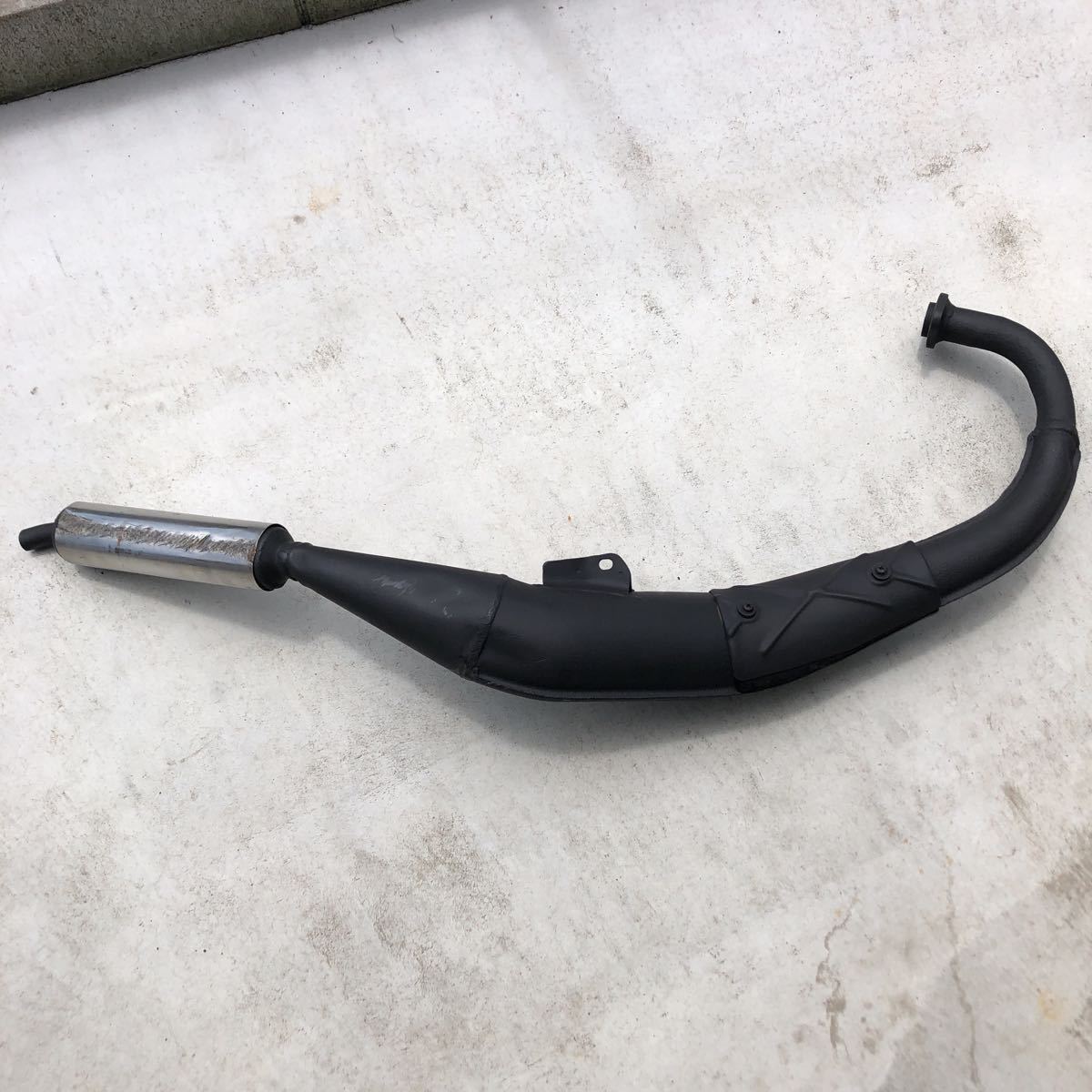 ジャンク品 NSR80 純正マフラー ダウンチャンバー NSR50(マフラー本体 