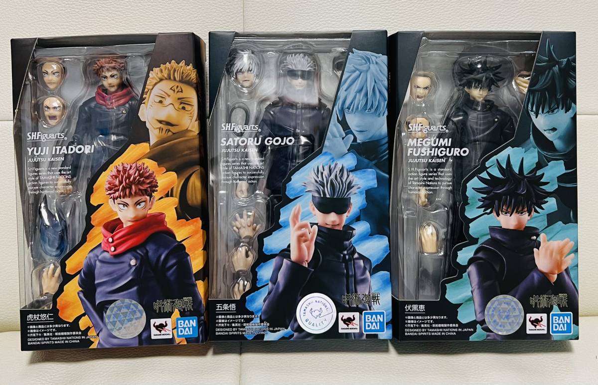S.H.Figuarts呪術廻戦 虎杖悠仁 伏黒恵 釘崎野薔薇 3体セット S.H.Figuarts呪術廻戦 虎杖悠仁 伏黒恵 釘崎野薔薇 3体セット