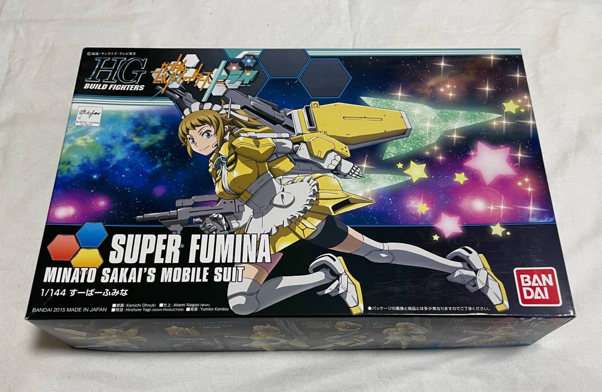 ガンプラ バンダイ Hgbf 1 144 すーぱーふみな 中袋 ビルドファイターズトライ プラモデル ガンダム 売買されたオークション情報 Yahooの商品情報をアーカイブ公開 オークファン Aucfan Com