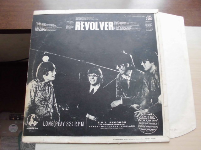 ビートルズ☆REVOLVER 英国Y&B MONO PMC7009 ローマン体 マト2/3 美盤!
