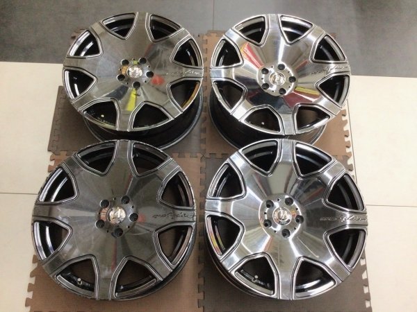  大径メッキディッシュWREST19&times;8J+45 114.3/5Hクラウンアルファードウ゛ェルファイアハリアーなどオススメサイズ傷有の為激安(5穴)｜売買されたオークション情報、yahooの商品情報をアーカイ 5穴