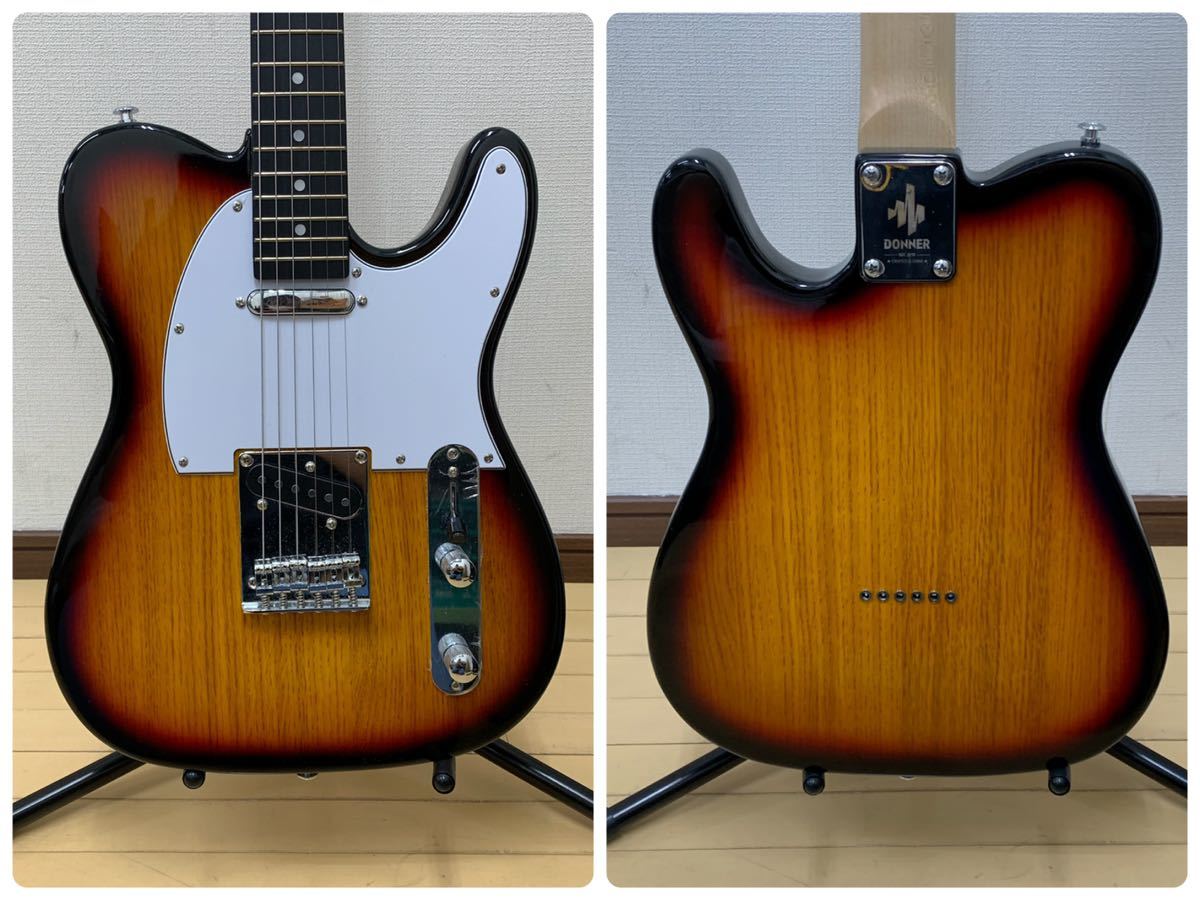 Donner エレキギター レスポール タイプ DL-124 黒 美品 全セット