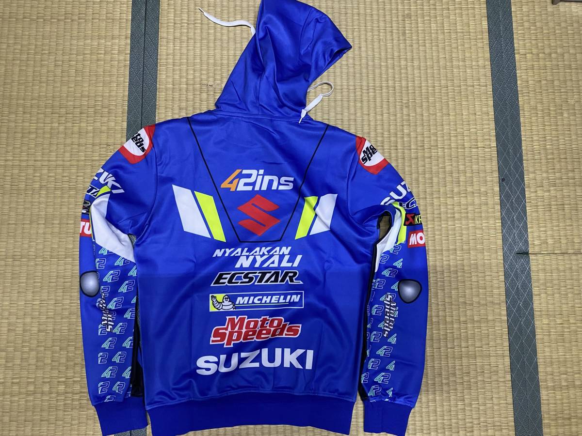 スズキ motoGP チームパーカー スズキ suzuki パーカー motogp レース サーキット エクスター ecstar