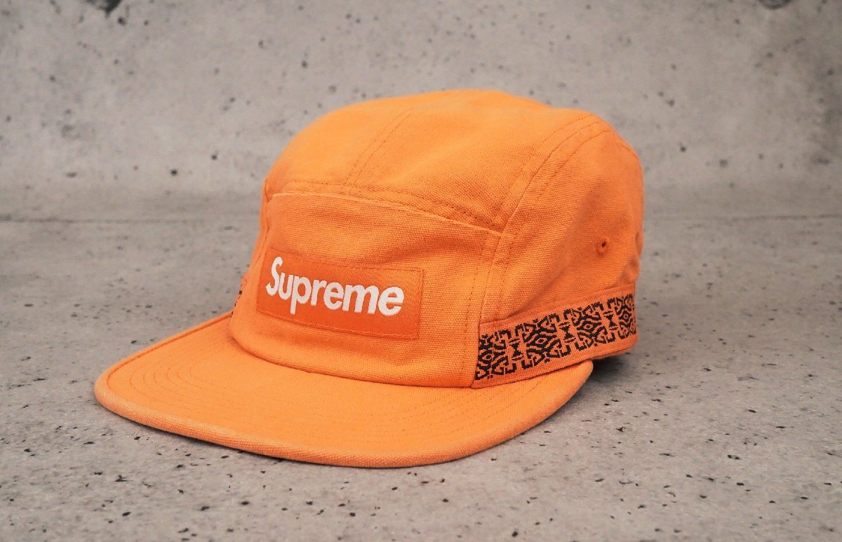 送料無料】Supreme シュプリーム 19SS Side Tape Camp Cap サイド