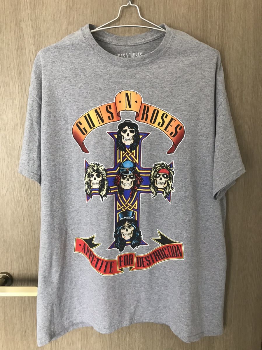 Guns N’ Roses　ジャパンツアー2017 限定デリトグラフ GUNS N' ROSES ガンズアンドローゼズ 2017 tour Tシャツ XL N' Guns