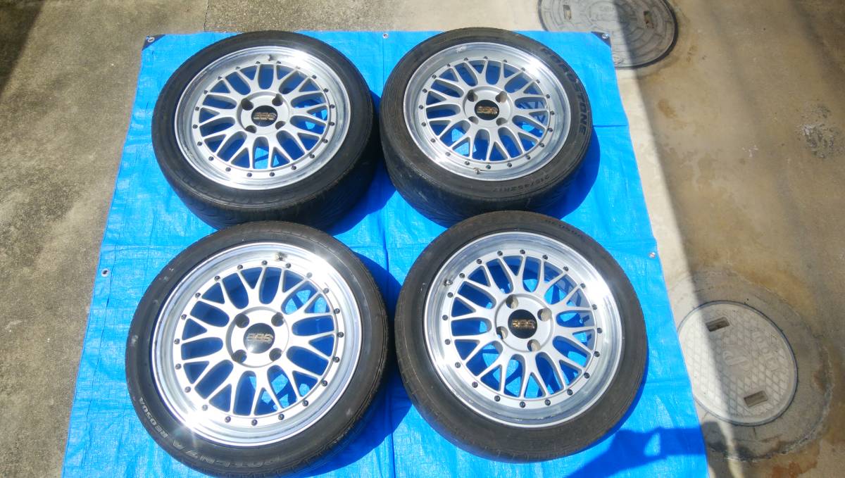 中古現状渡し】希少品 BBS LM 097 ホイール 4本 セット 17インチ 114.3 