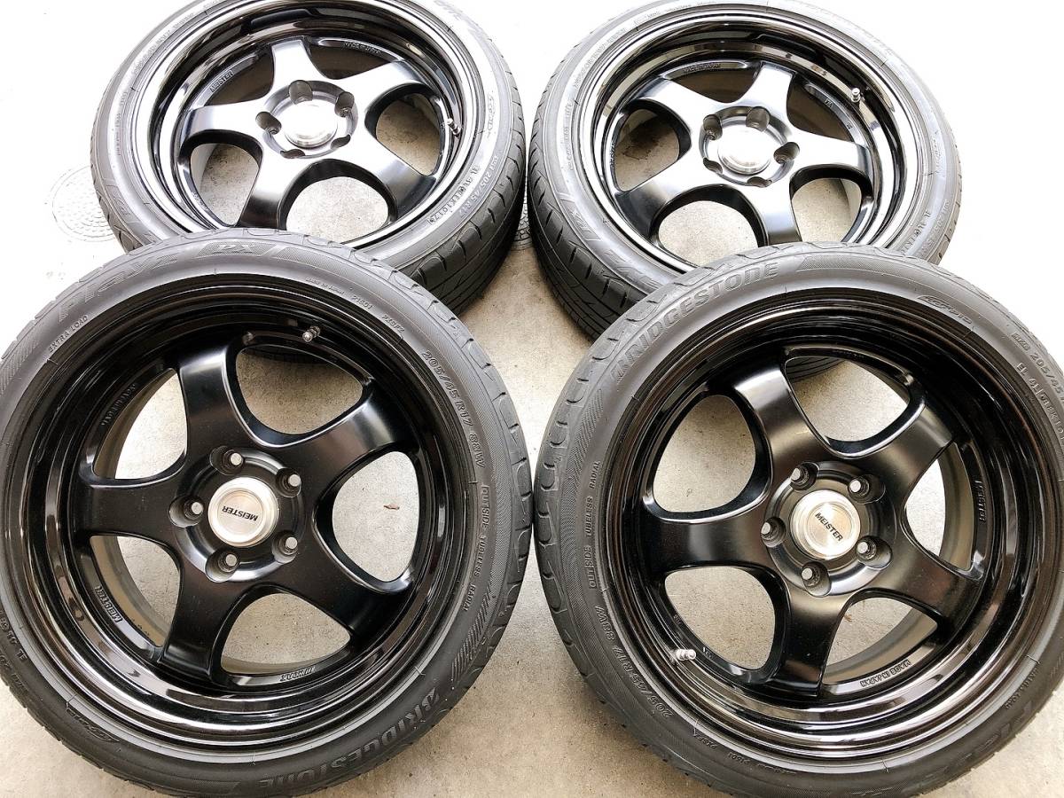 ☆ワーク マイスターWORK MEISTER 17-7+45 PCD114.3-5 205/45R17 