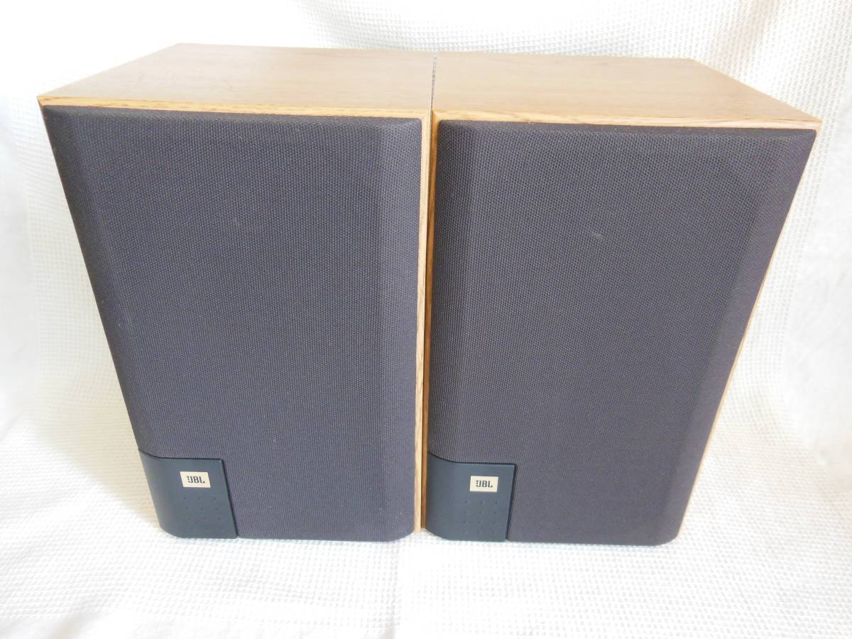 音出しOK JBL J520M 2WAY スピーカーシステム ペア シリアル連番 JBL J520M 2Way シリアルNo.連番!! ウールナット色 ウーハーエッジ要