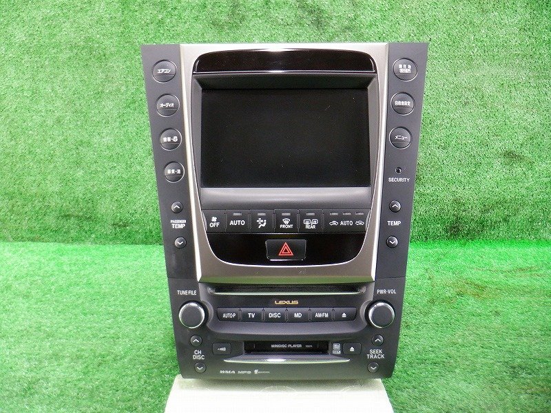 レクサス GS450 GWS191 純正HDDナビ マルチモニターユニット 