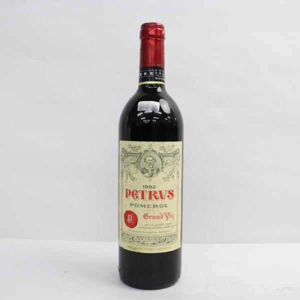 ペトリュス 0 Petrus シャトー B ラベル不良 1982の通販