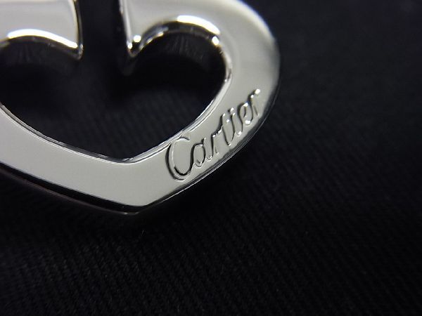 カルティエ ハート キーホルダー シルバー 1品限り】カルティエ