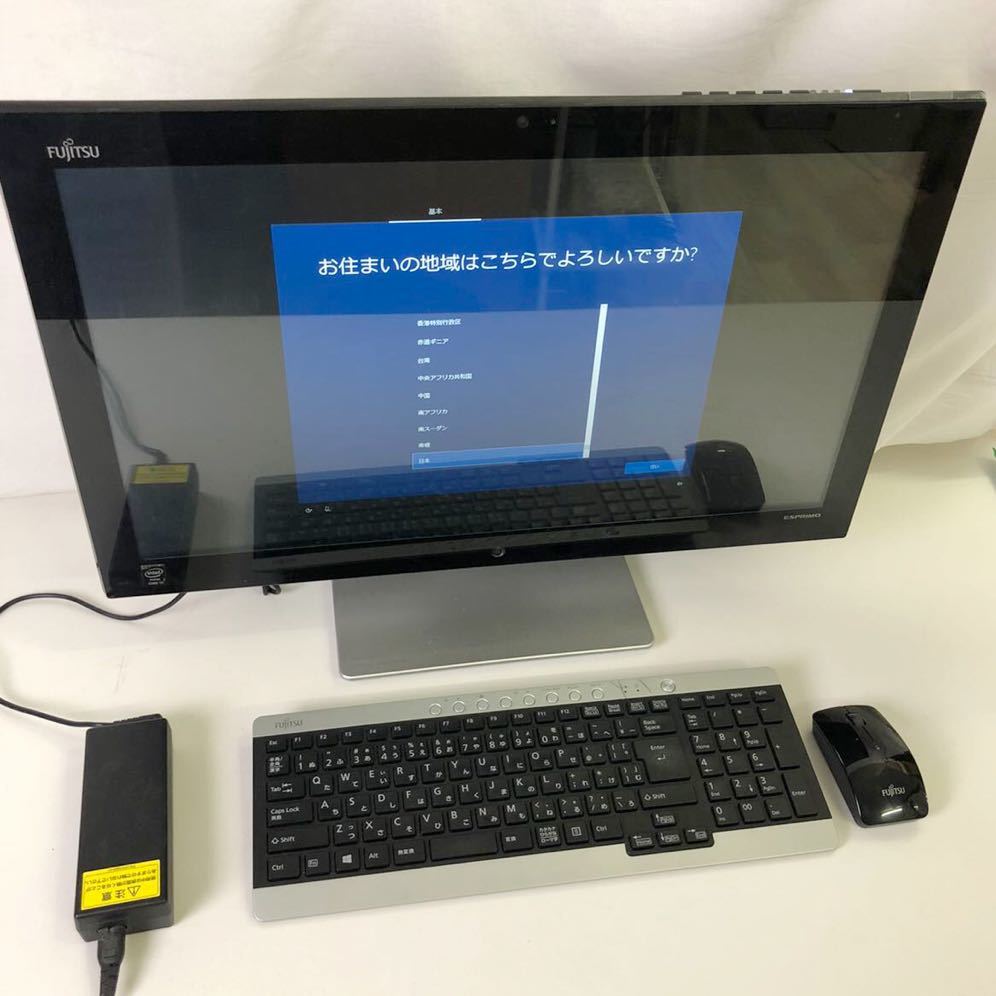 富士通/FUJITSU FMV ESPRIMO FH78/LD デスクトップPC FMVF78LDB 初期化