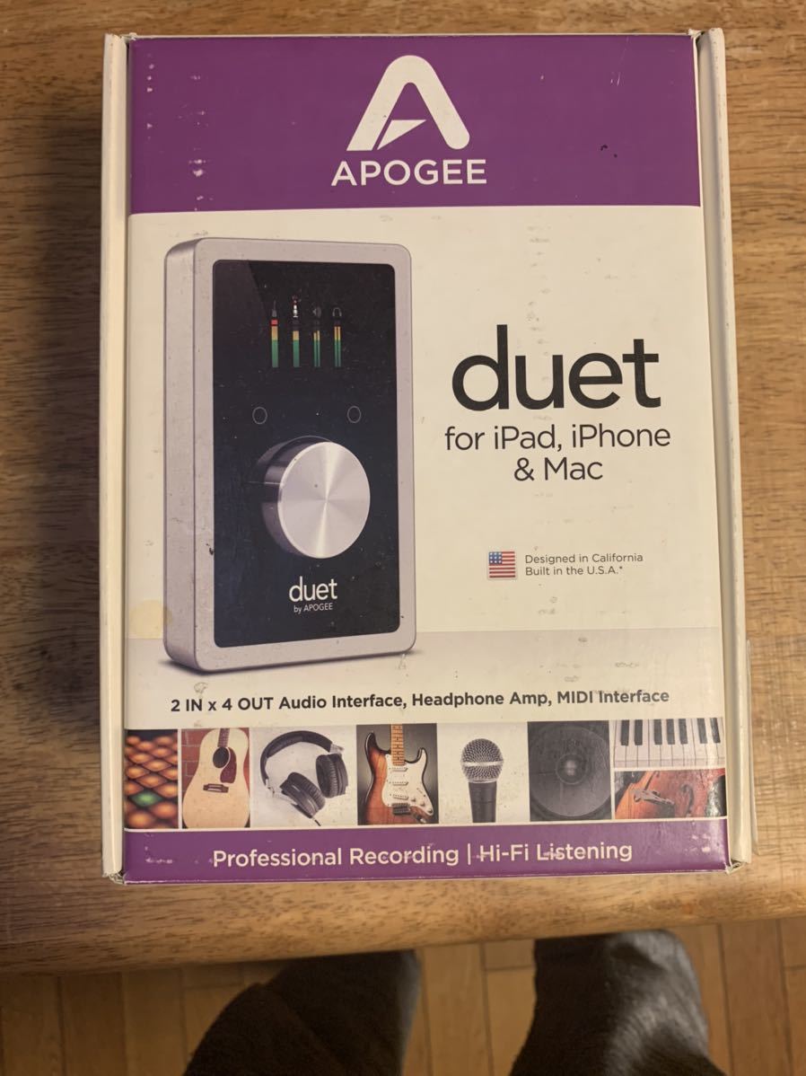 DTM/DAW APOGEE duet (for iPad, iPhone & Mac)