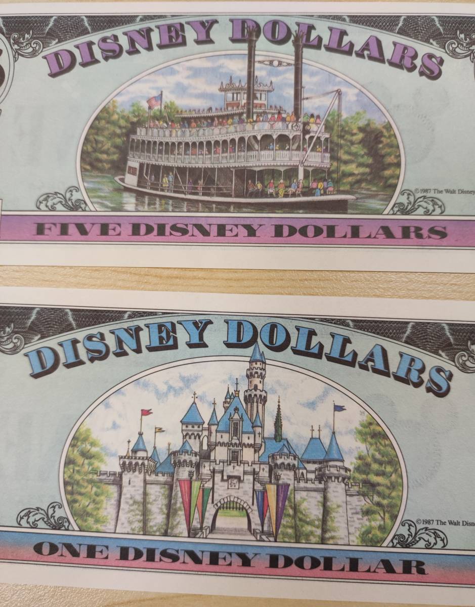 ディズニーダラー　1ドル　5ドル　ミッキー　グーフィー　ディズニードル Disney Dollars ディズニーダラー 5ドル グーフィー｜Yahoo!フリマ（旧