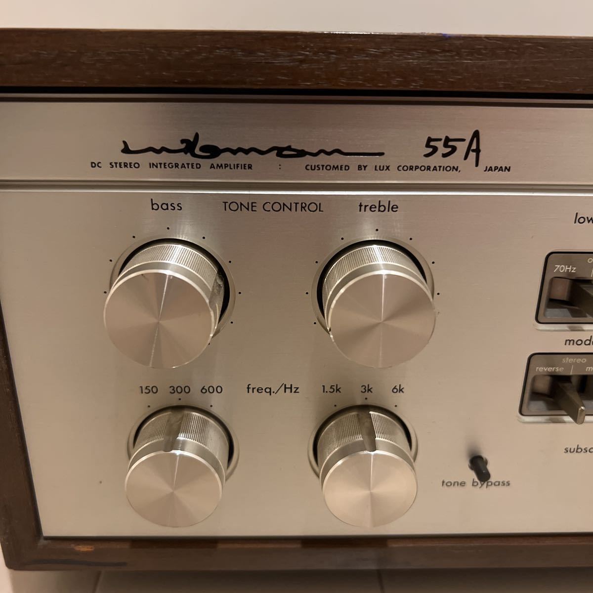 LUXMAN プリメインアンプ ラックスマン L-55A ジャンク 通電確認済み L 