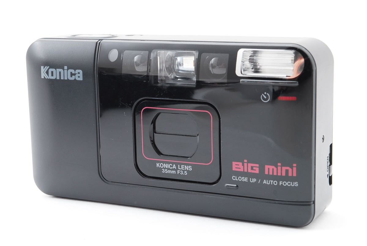 【完動美品】Konica コニカ BiG mini ブラック 35mm f3.5
