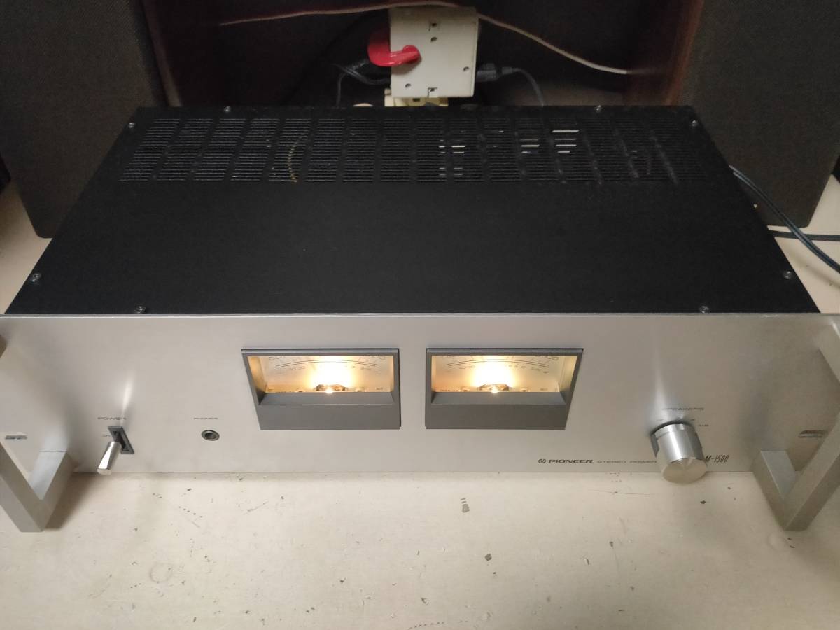 パイオニアM-1500パワーアンプ中古整備完動品 PIONEER パワーアンプ M