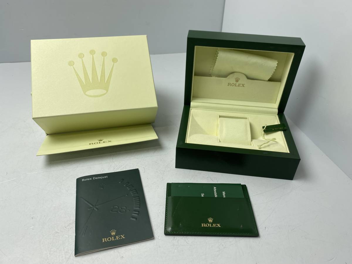 ☆ROLEX ロレックス☆腕時計 空箱 ウォッチケース 緑色【中古/現状品 