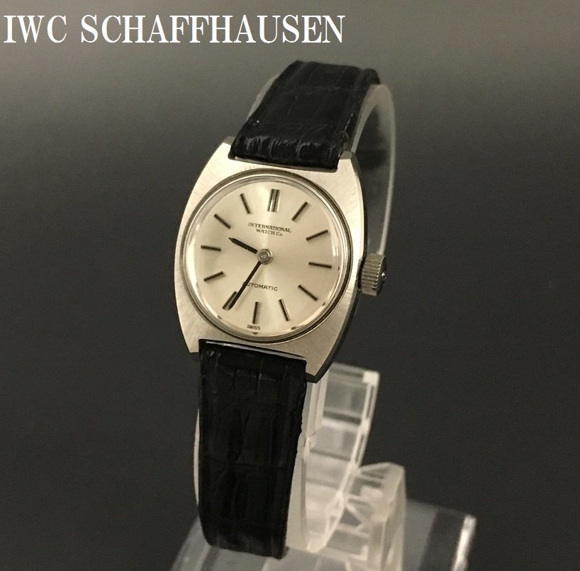 IWC SCHAFFHAUSEN シャフハウゼン アンティーク 文字盤 シルバー AT SS