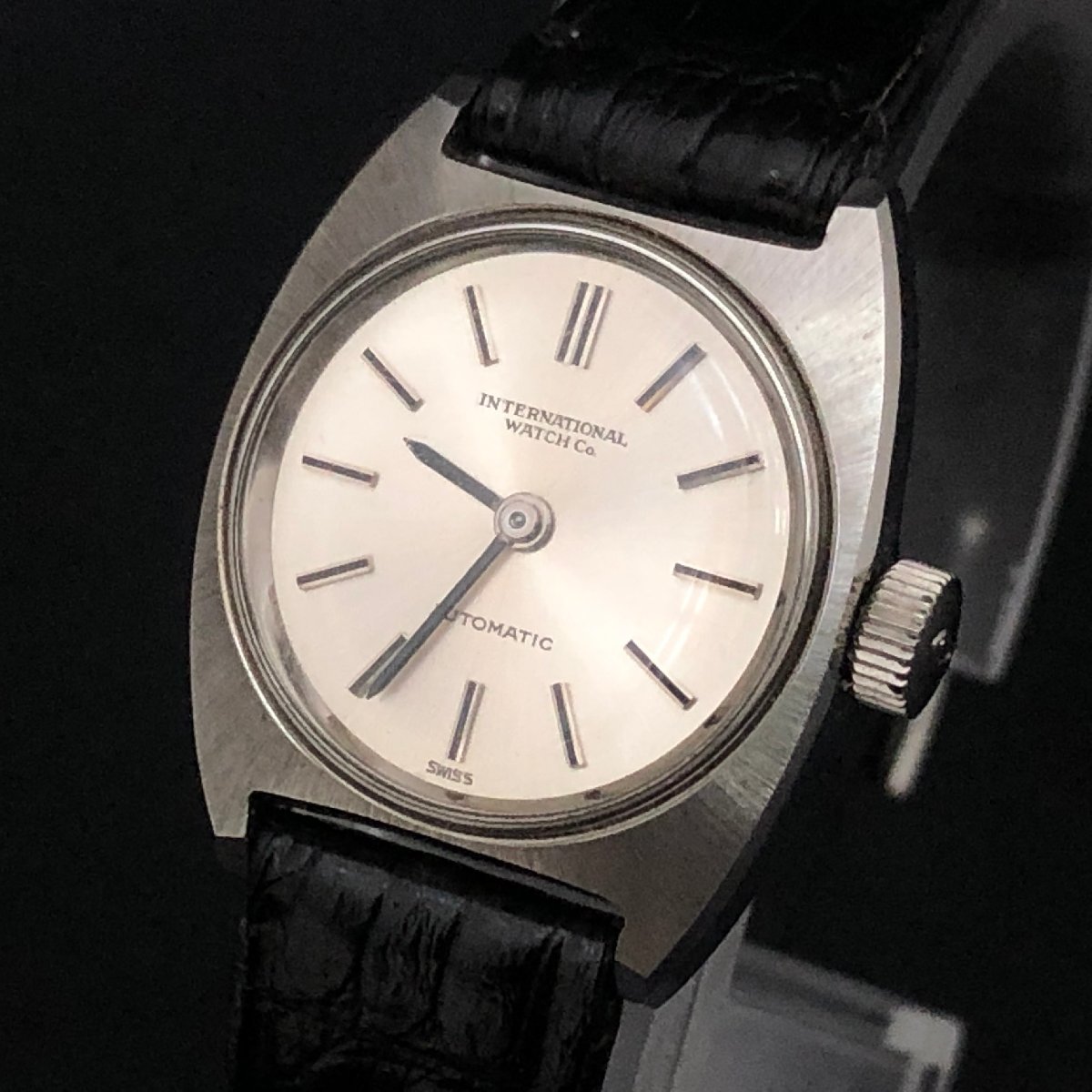 IWC SCHAFFHAUSEN シャフハウゼン アンティーク 文字盤 シルバー AT SS