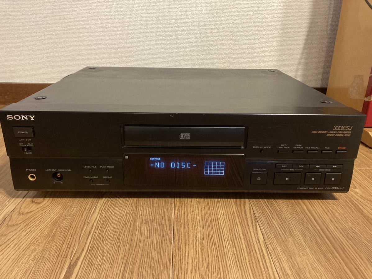 SONY CDP-333ESJ ソニー CDプレーヤー ジャンク