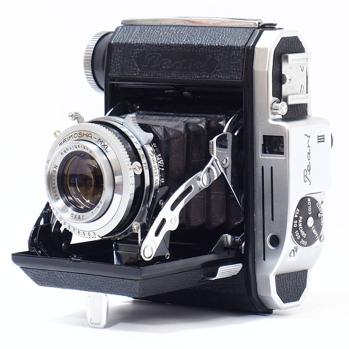 小西六 Pearl IIIL Hexar 75mm F3.5 6x4.5 120 Film Medium Format by