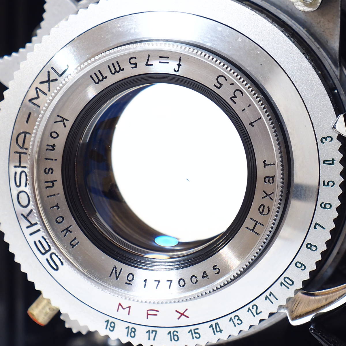小西六 Pearl IIIL Hexar 75mm F3.5 6x4.5 120 Film Medium Format by